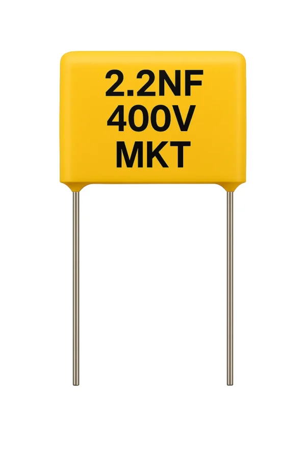 خازن 400 ولت 2.2 نانو فاراد 2.2NF 400V MKT