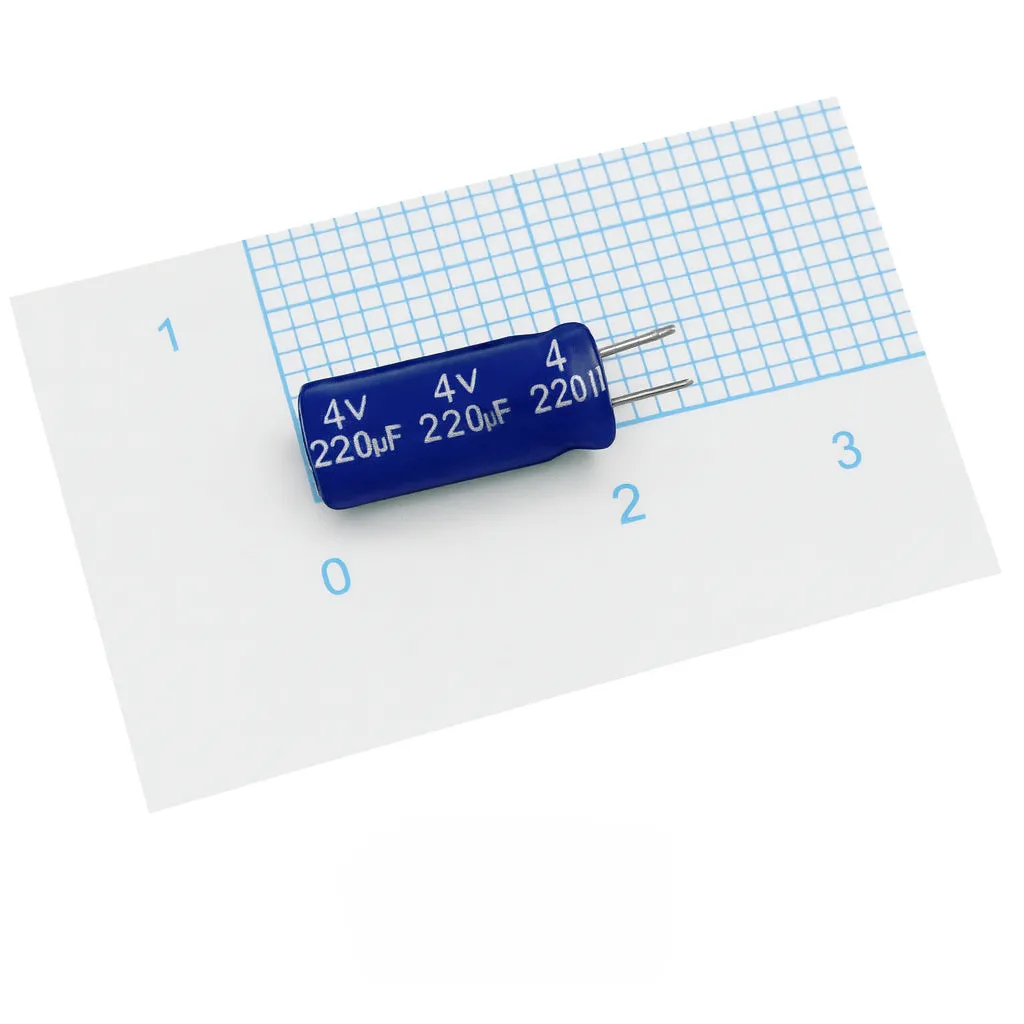 خازن 4 ولت 220 میکرو فاراد 220MF 4V