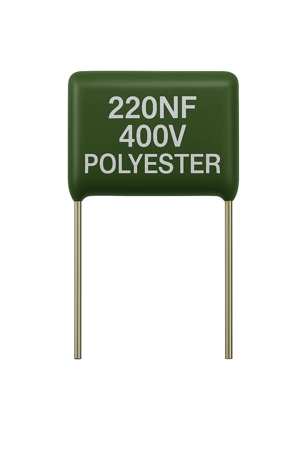 خازن پلی استر 400 ولت 220 نانو فاراد 220NF 400V POLYESTER
