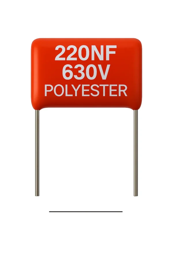 خازن پلی استر 630 ولت 220 نانو فاراد 220NF 630V POLYESTER