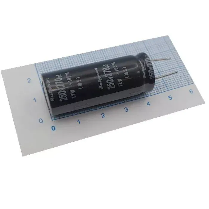 خازن 250 ولت 270 میکرو فاراد اصلی 270MF 250V ORG