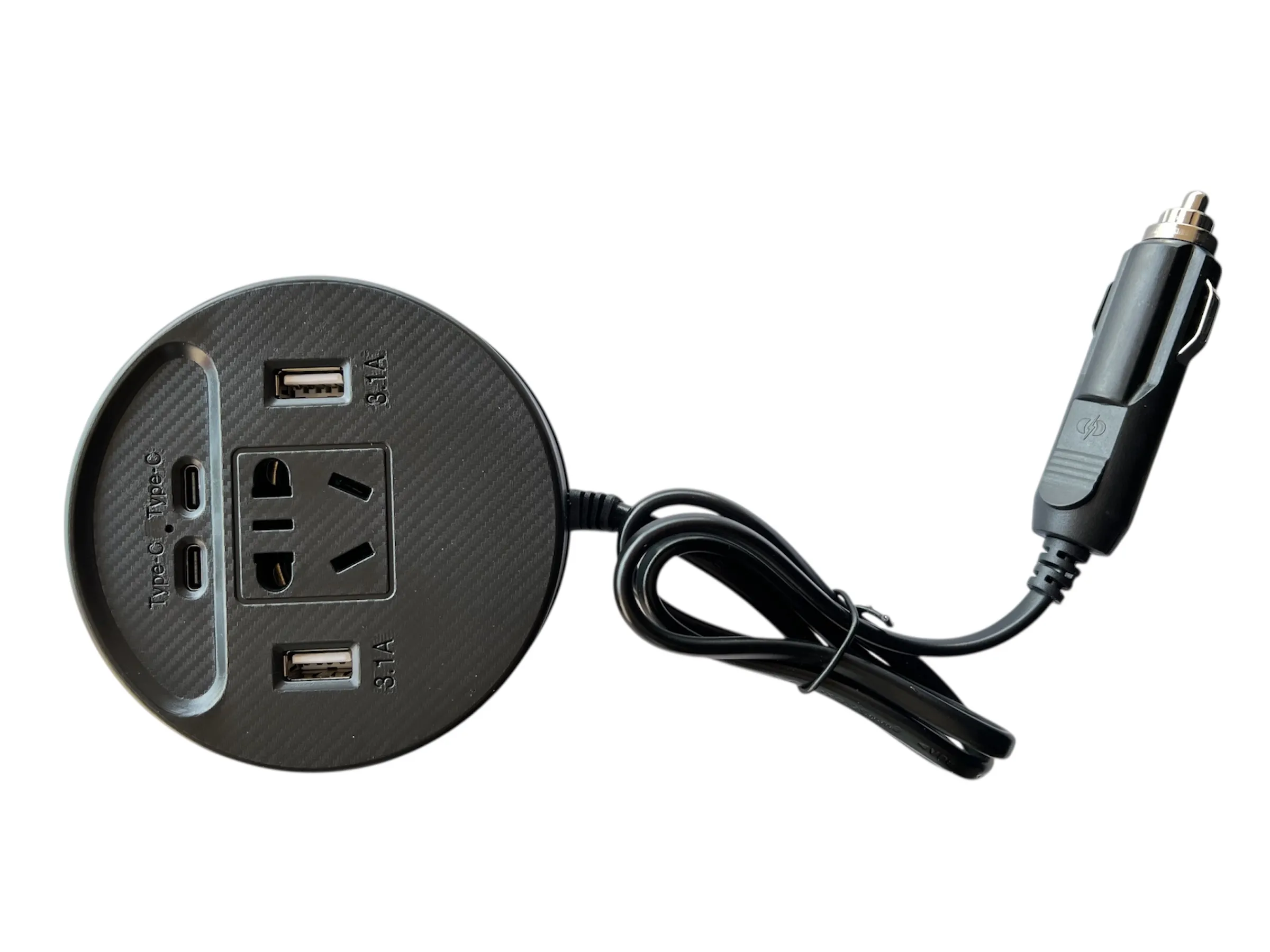 اینورتر فندکی 12/24 ولت به 220 ولت شهری 150 وات