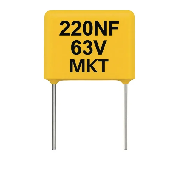 خازن63 ولت 220 نانو فاراد 220NF 63V MKT