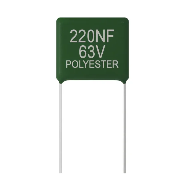 خازن پلی استر 63 ولت 220 نانو فاراد 220NF 63V POLYESTER