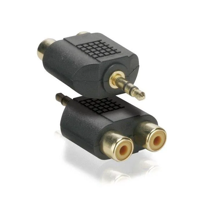 فیش تبدیل AUX به دو مادگی RCA سونی ( 2 سر مادگی سونی به نری هدفون )