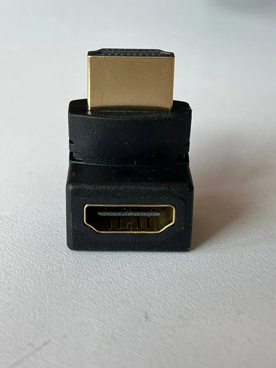 فیش تبدیل مادگی HDMI به نری HDMI چپقی - تصویر 5