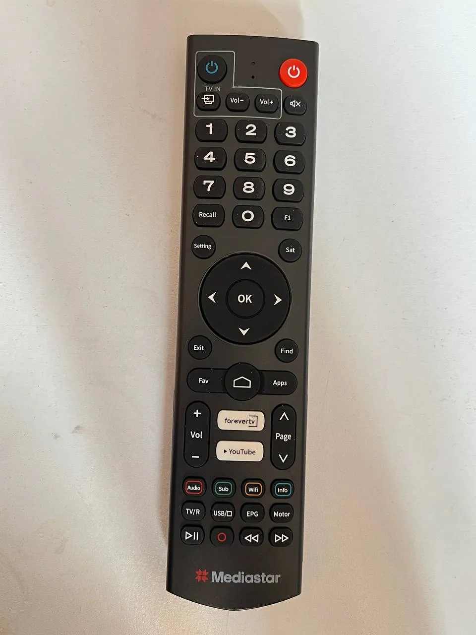 کنترل گیرنده مدیااستار 220 Mediastar