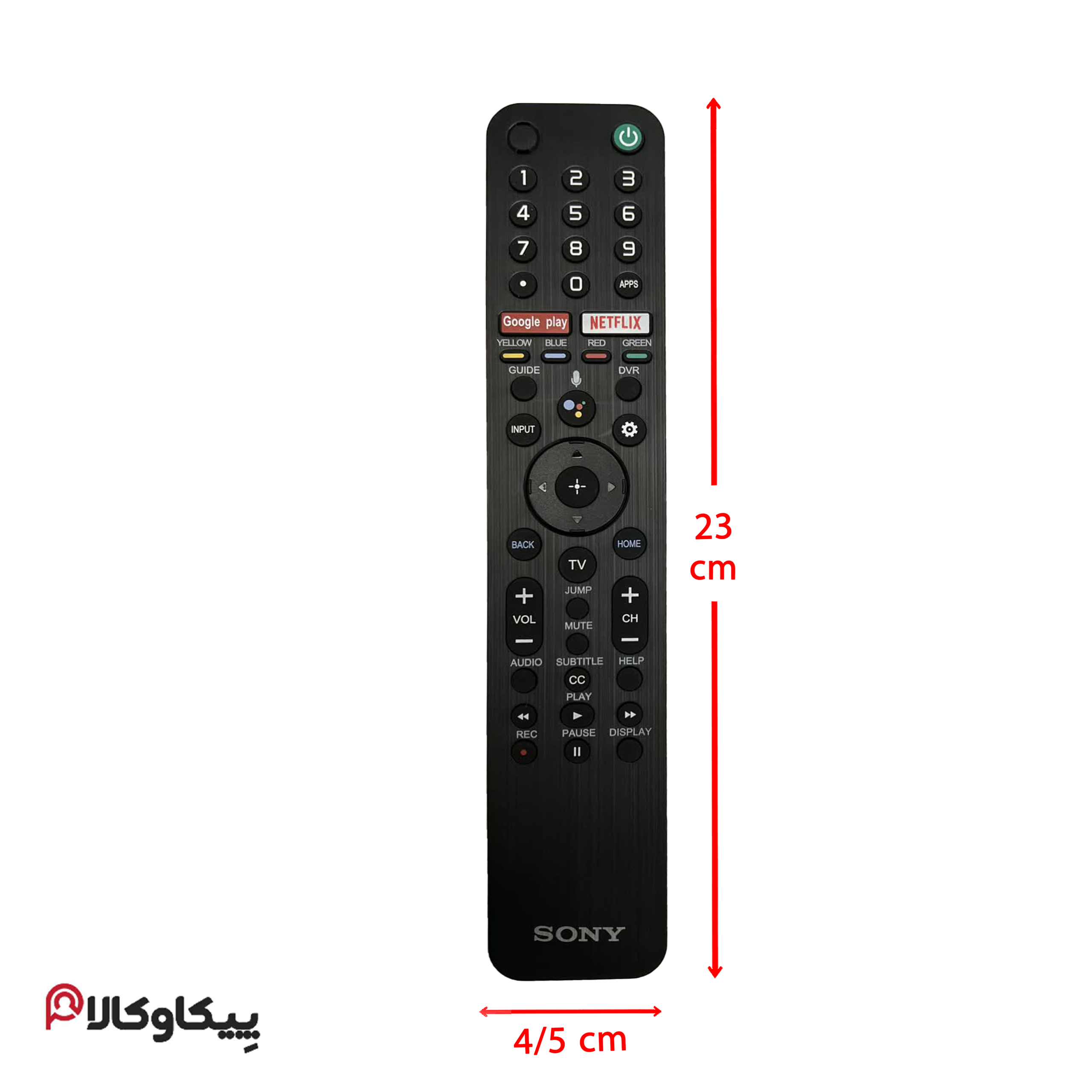 کنترل تلویزیون سونی SONY 2500 با دکمه ویس اسمارت - تصویر 4