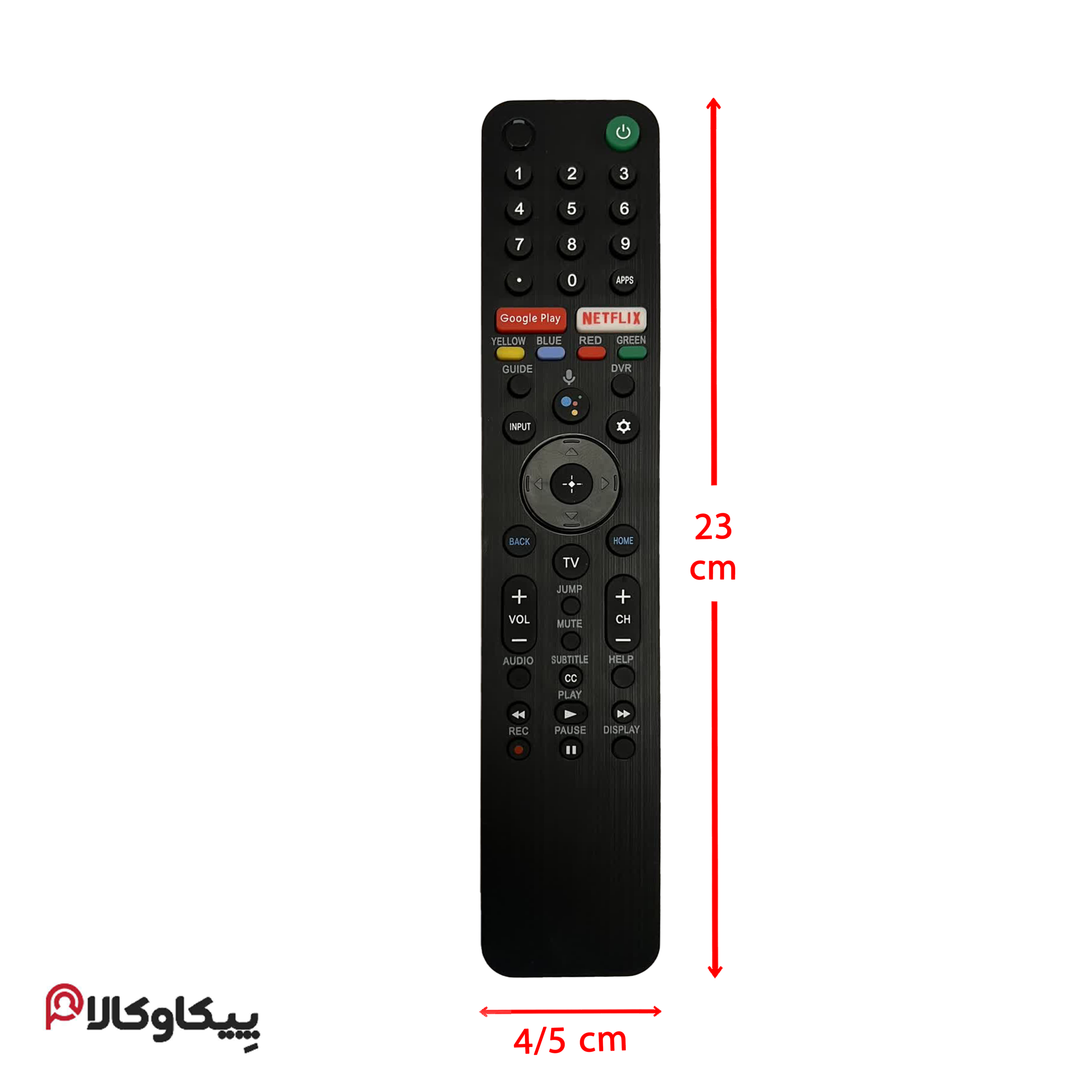 کنترل تلویزیون سونی 2500 SONY با دکمه ویس - تصویر 3