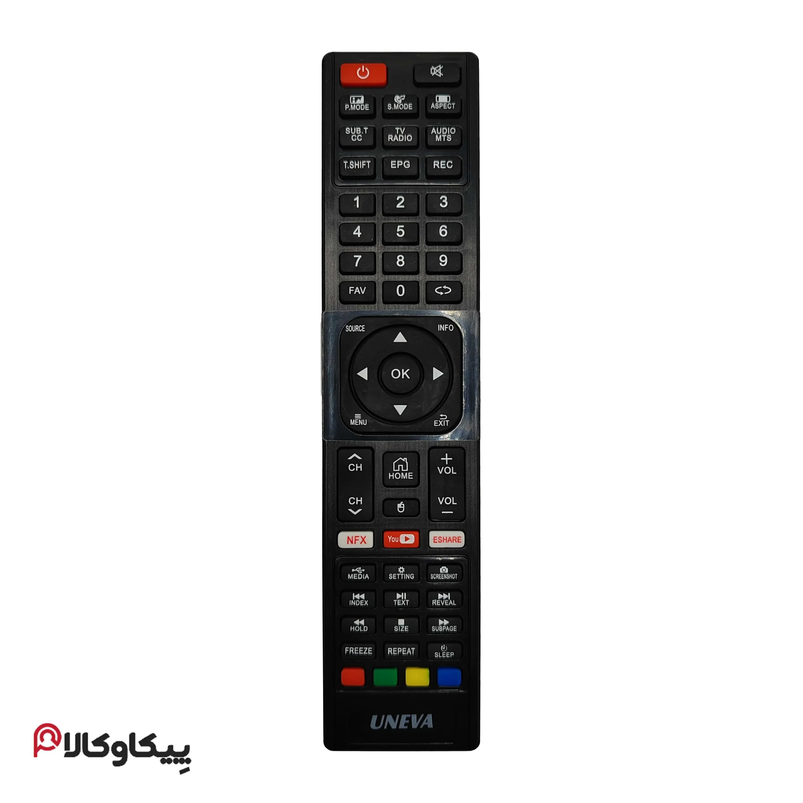 کنترل تلویزیون یونیوا UNEVA تخت بلند جنرال
