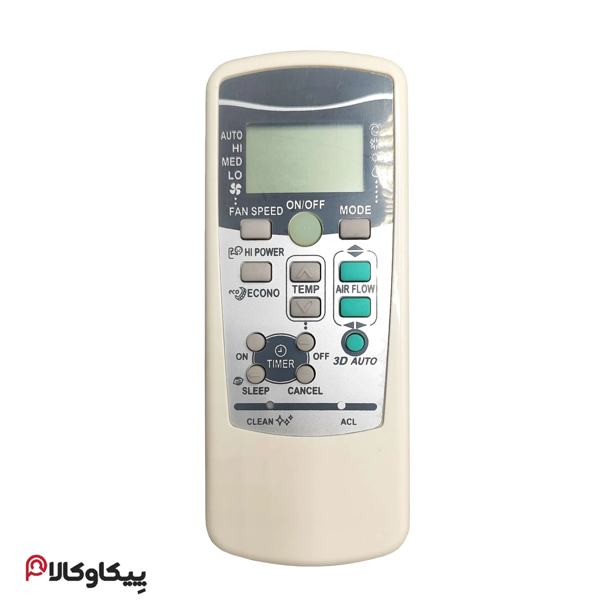 کنترل کولرگازی میتسوبیشی MITSUBISHI دکمه سبز