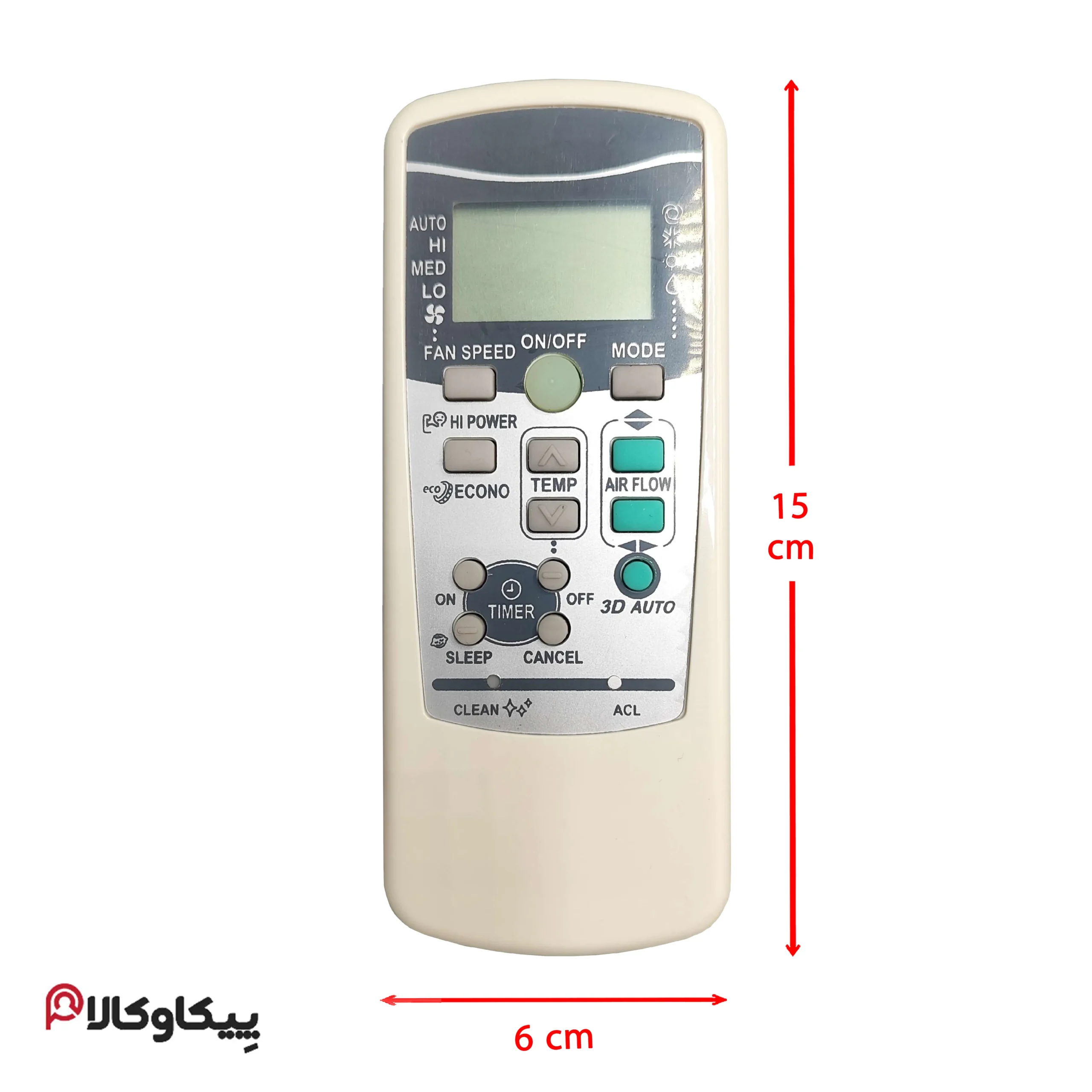 کنترل کولرگازی میتسوبیشی MITSUBISHI دکمه سبز - تصویر 2