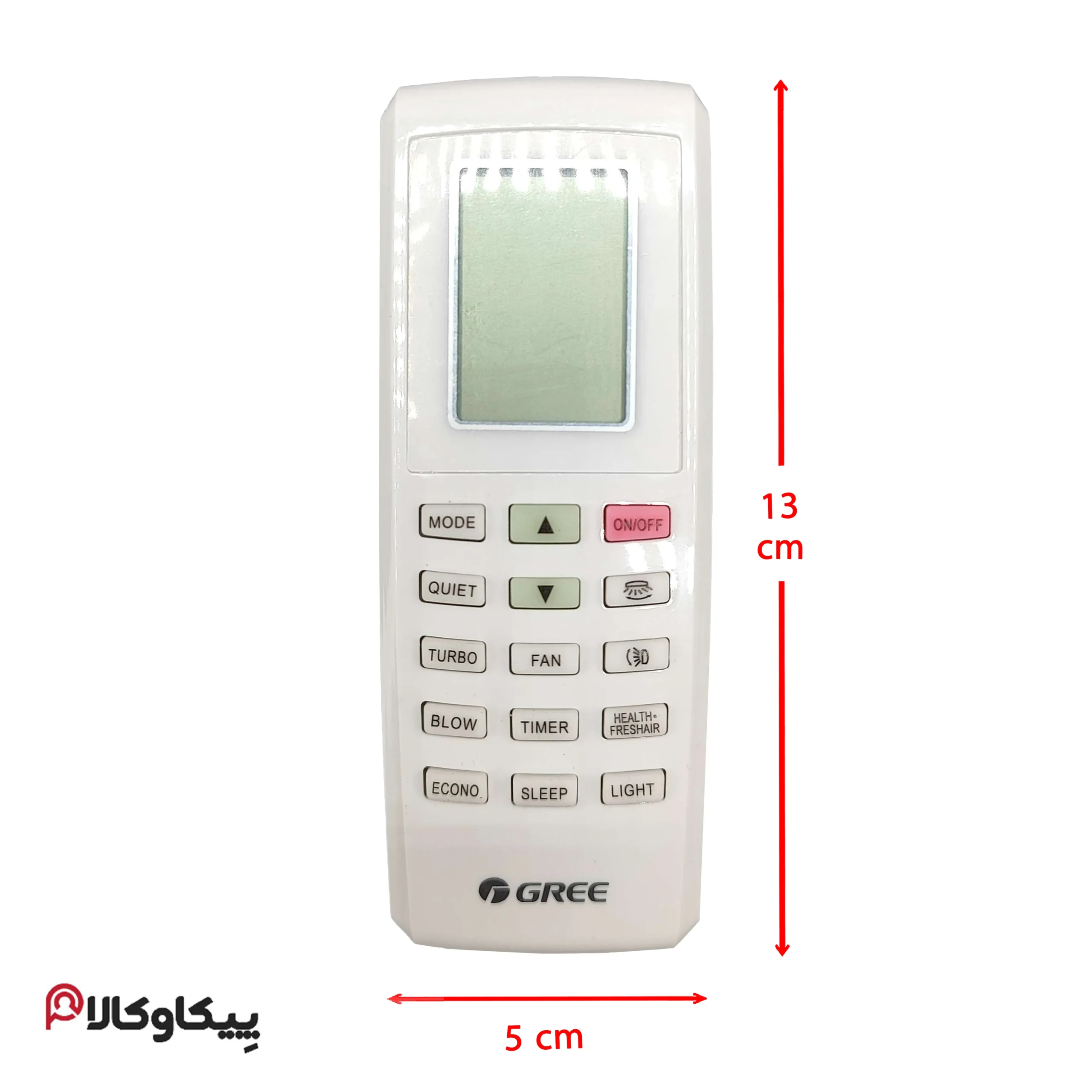 کنترل کولرگازی گری GREE دکمه صورتی کوچک - تصویر 2
