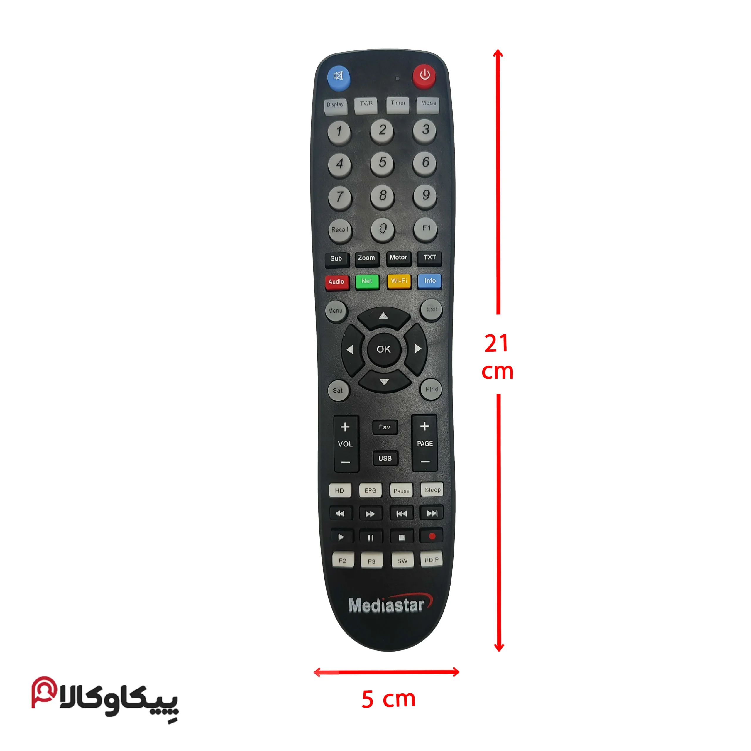 کنترل مدیااستار MEDIASTAR ته گرد میکرو سوئیچی - تصویر 2
