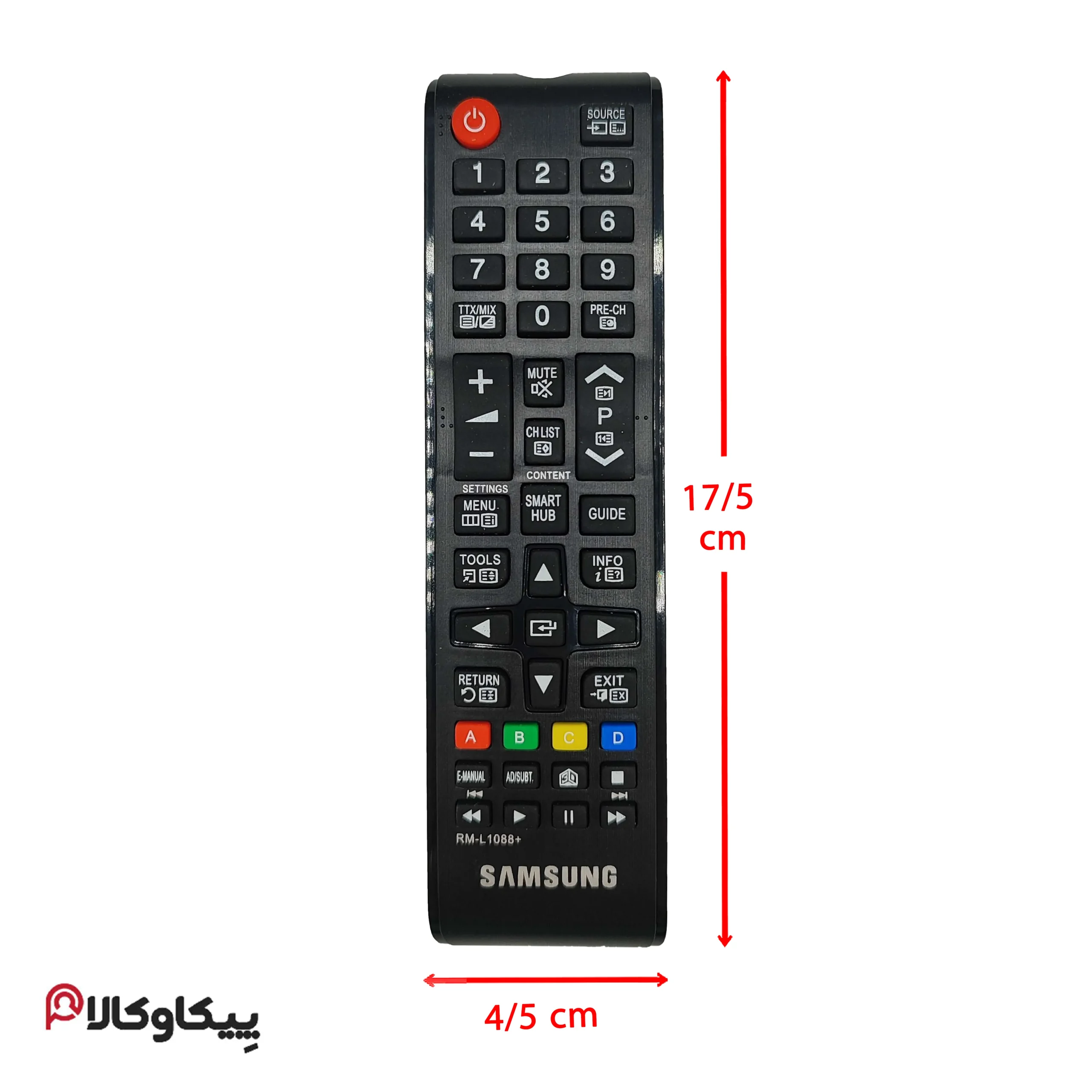 کنترل تلویزیون سامسونگ SAMSUNG 1088 میکروسوئیچی - تصویر 2