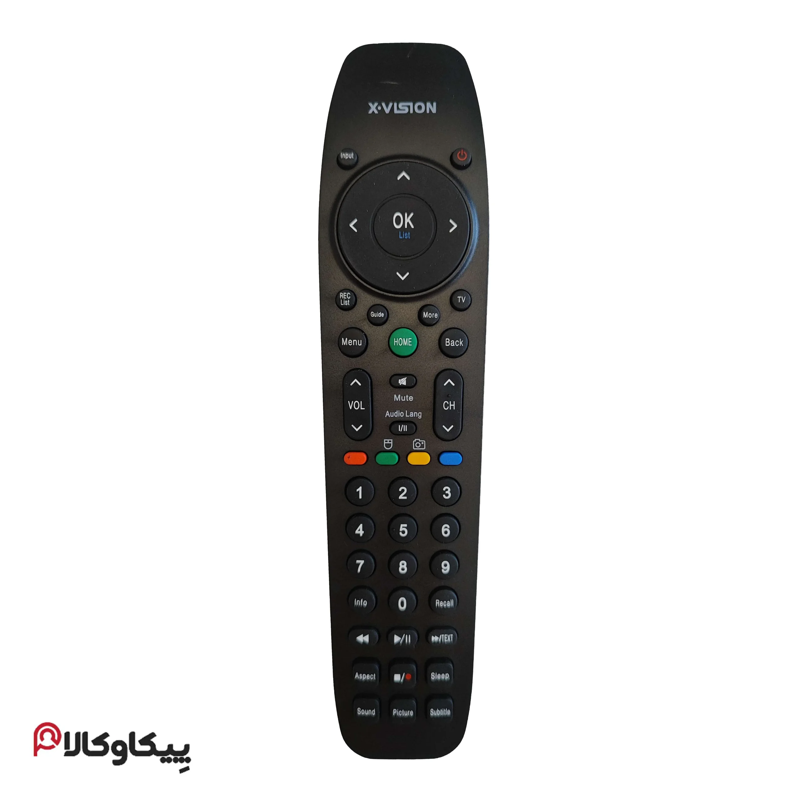 کنترل تلویزیون ایکس ویژن XVISION وارونه