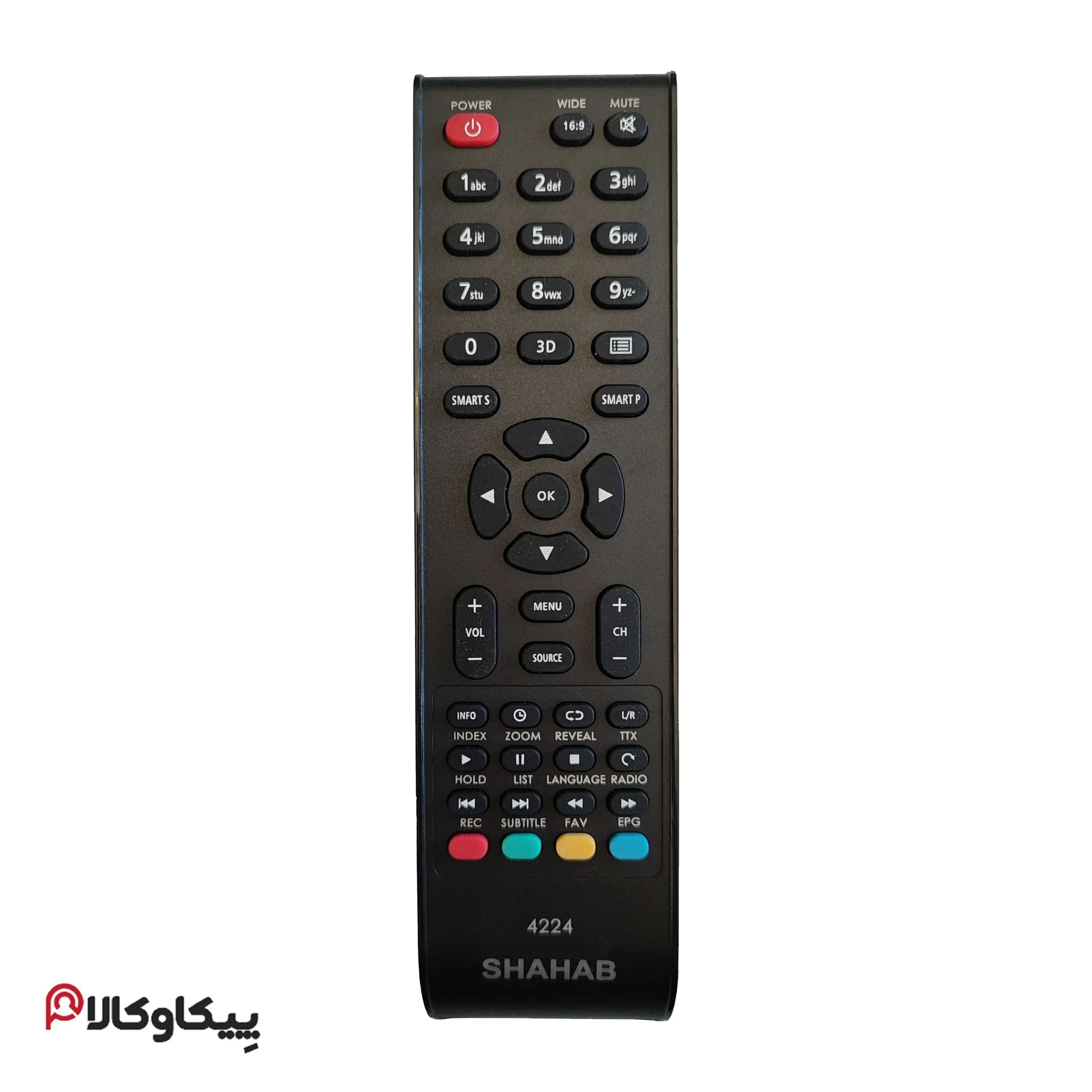 کنترل تلویزیون شهاب 4224 3D