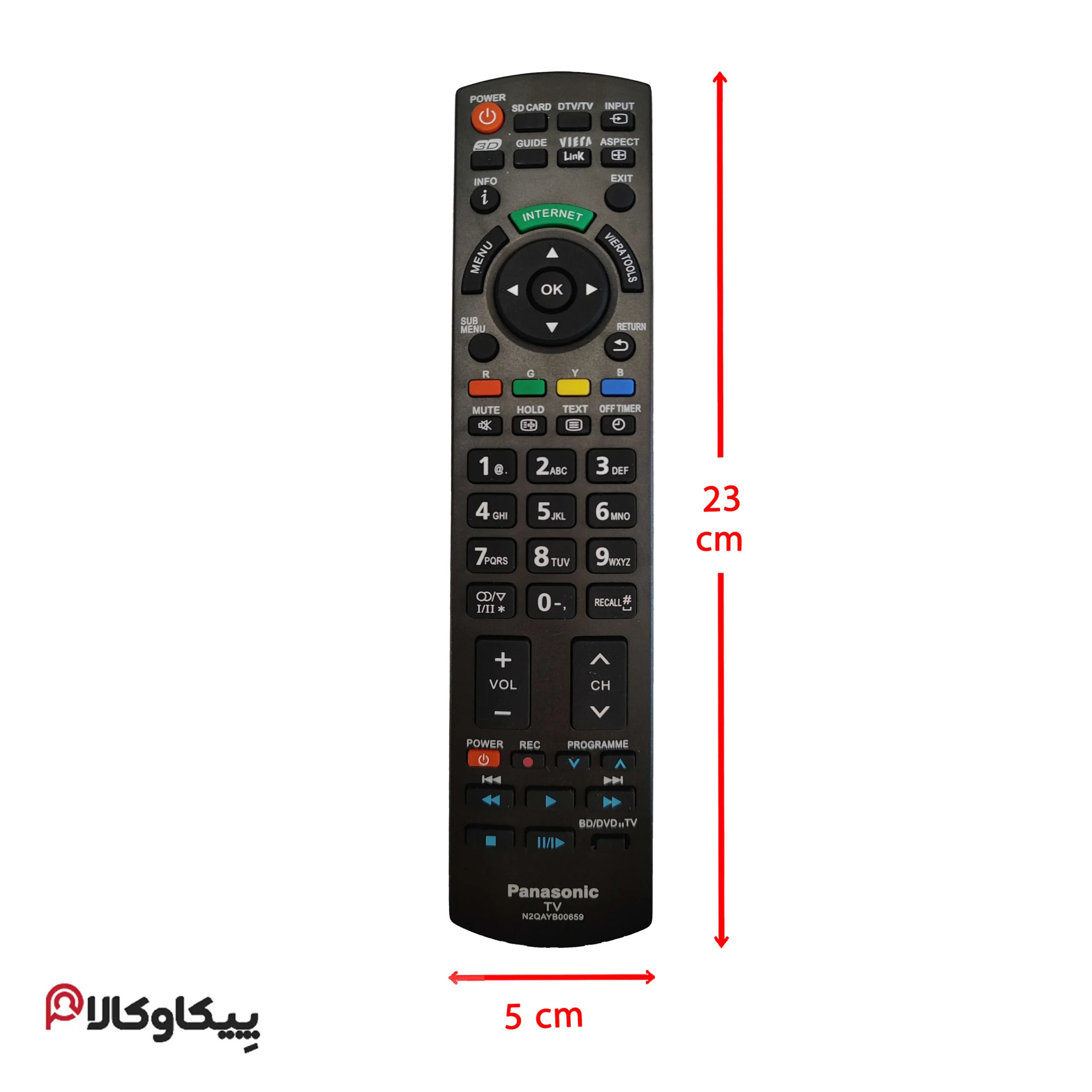 کنترل Panasonic پاناسونیک 920 LCD D3 - تصویر 2