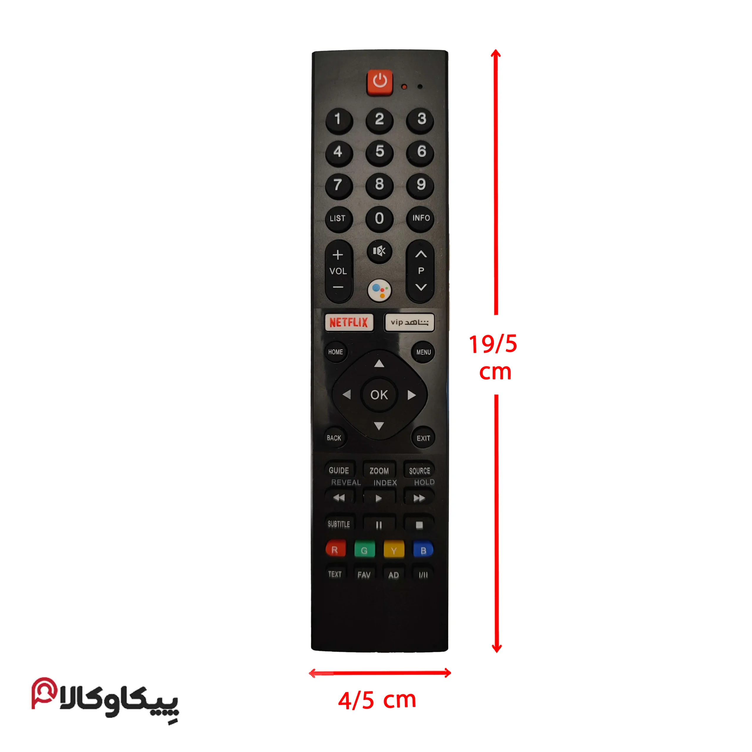 کنترل تلویزیون Panasonic پاناسونیک نت فیلیکس دار LCD - تصویر 2