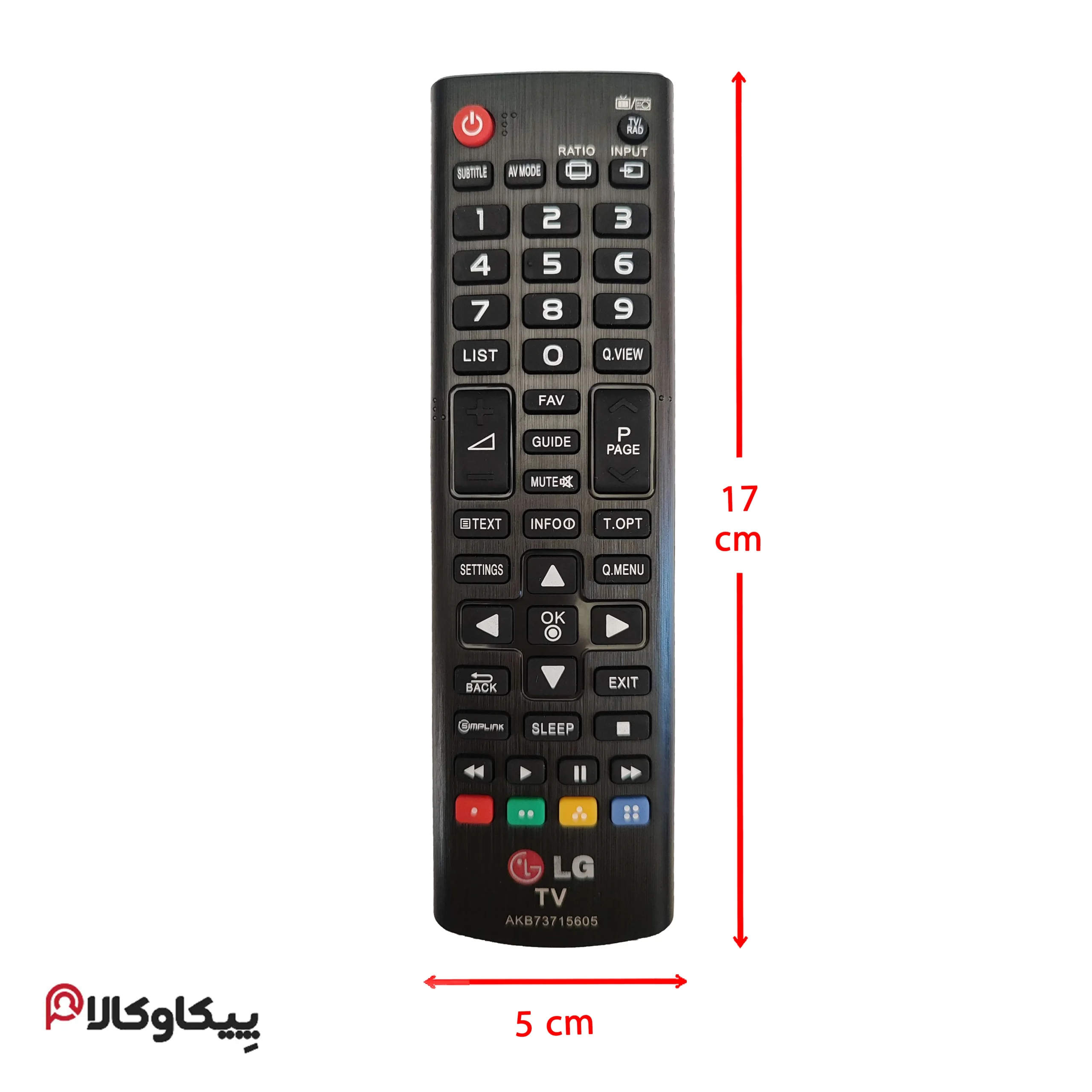 کنترل تلویزیون ال جی LG 605 اصلی - تصویر 2