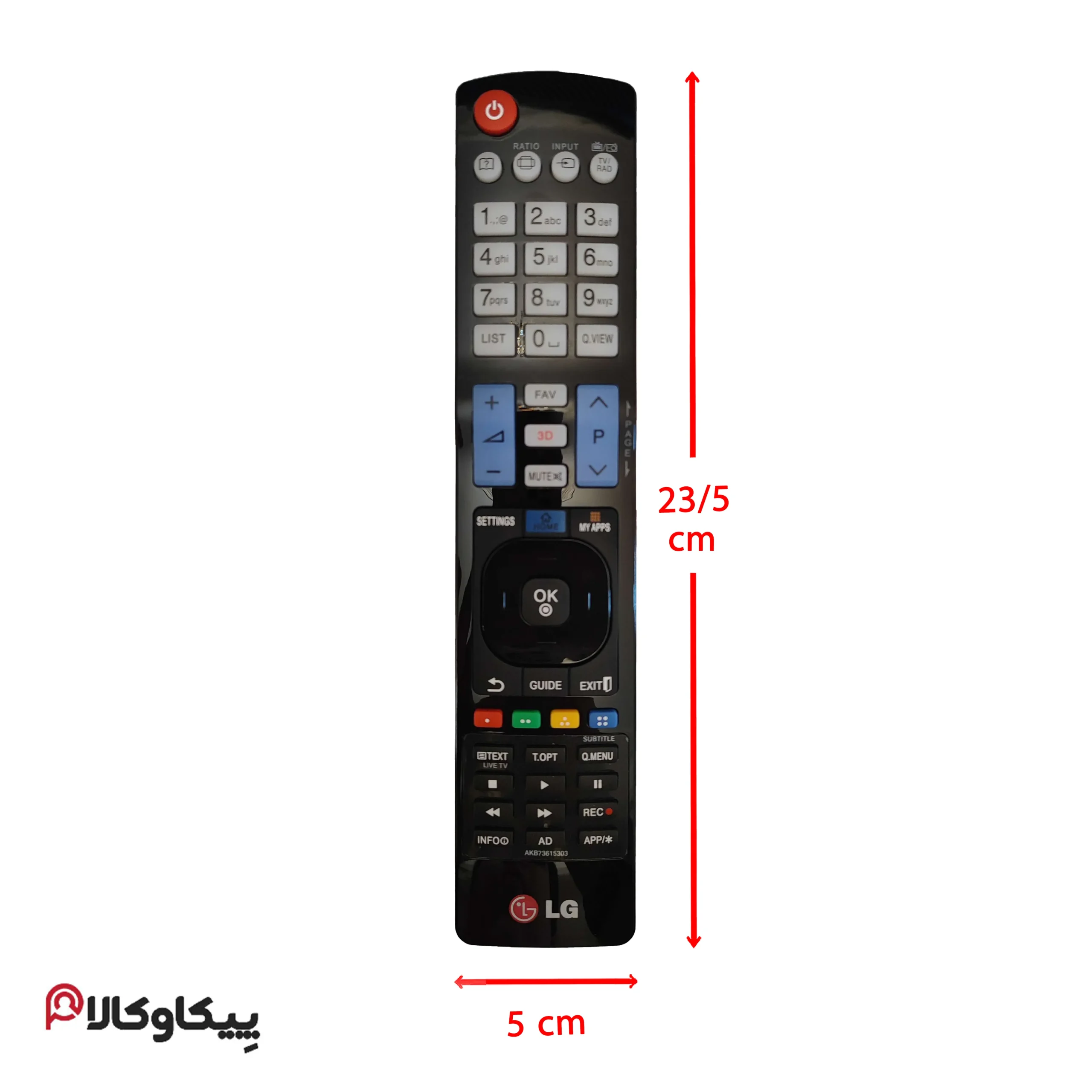 کنترل تلویزیون ال جی LG 930 وکیوم دار های کپی - تصویر 2