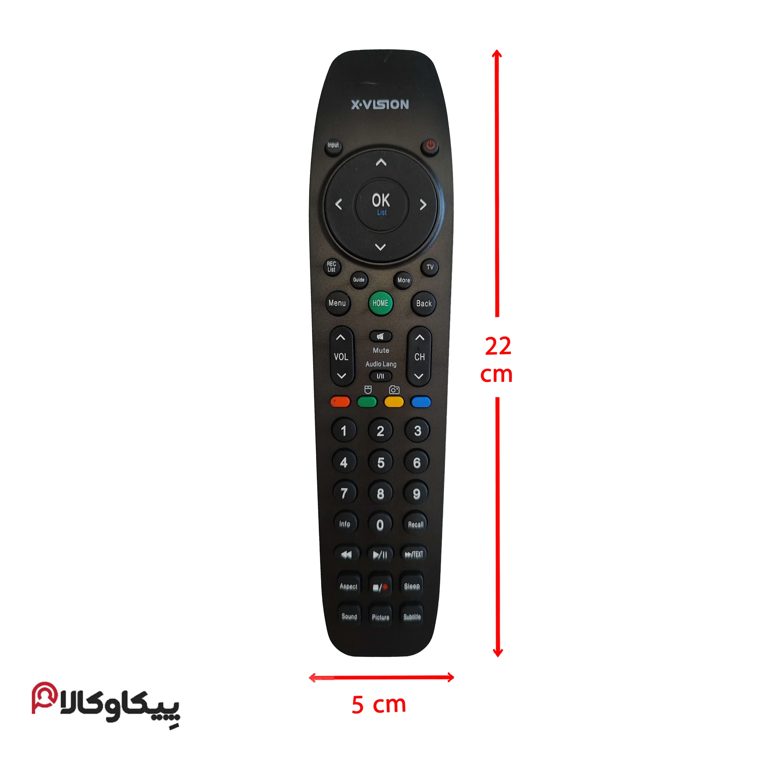 کنترل تلویزیون ایکس ویژن XVISION وارونه - تصویر 2