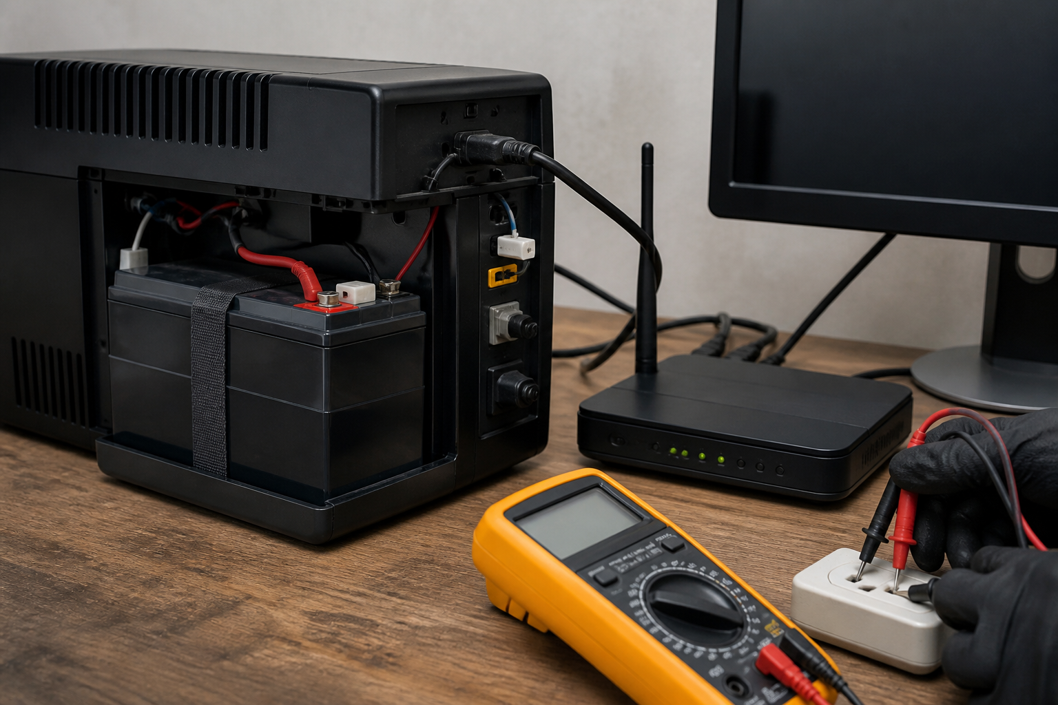پشتیبانی برق UPS برای تجهیزات الکترونیکی