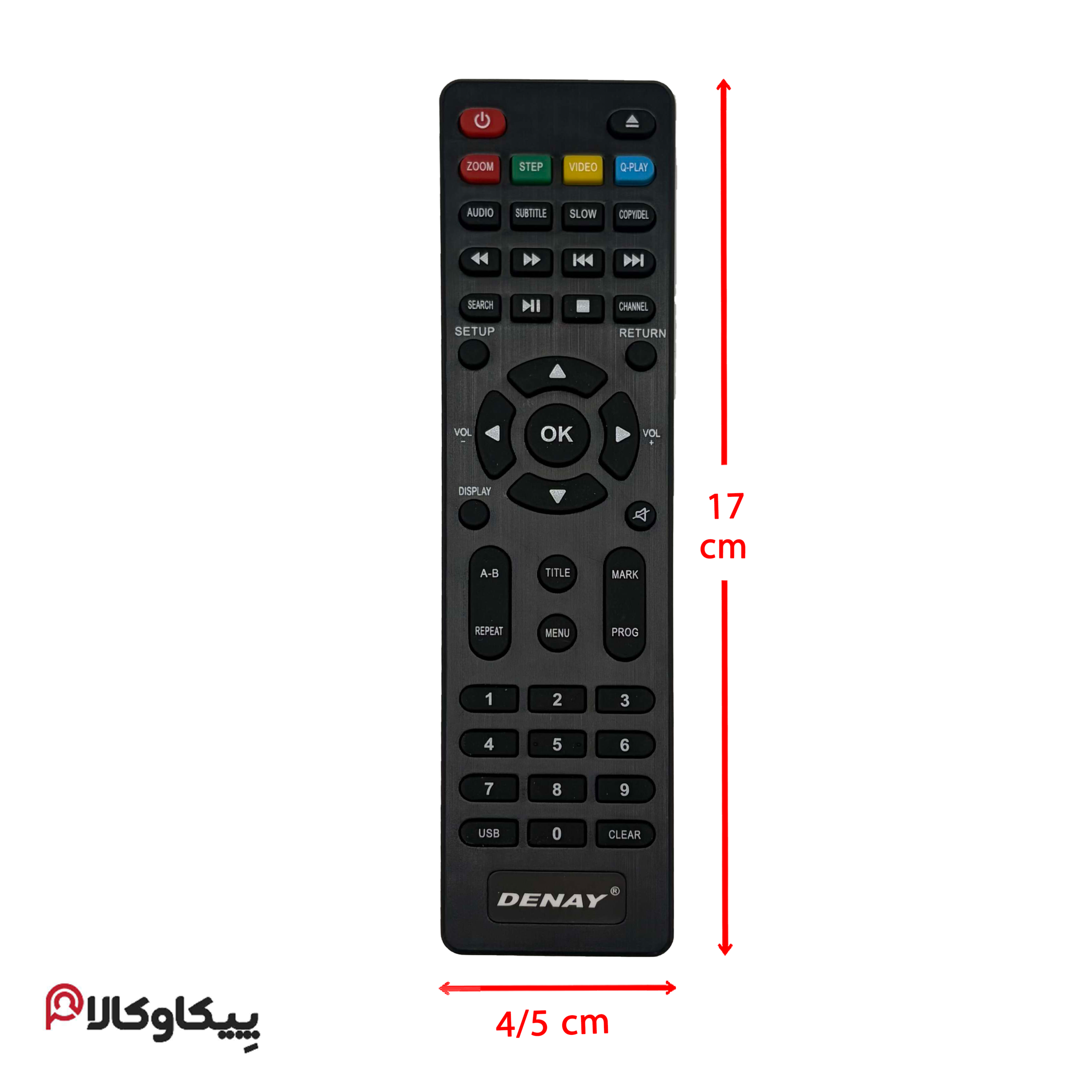 کنترل دنای DENAY DVD طرح Q9 - تصویر 2