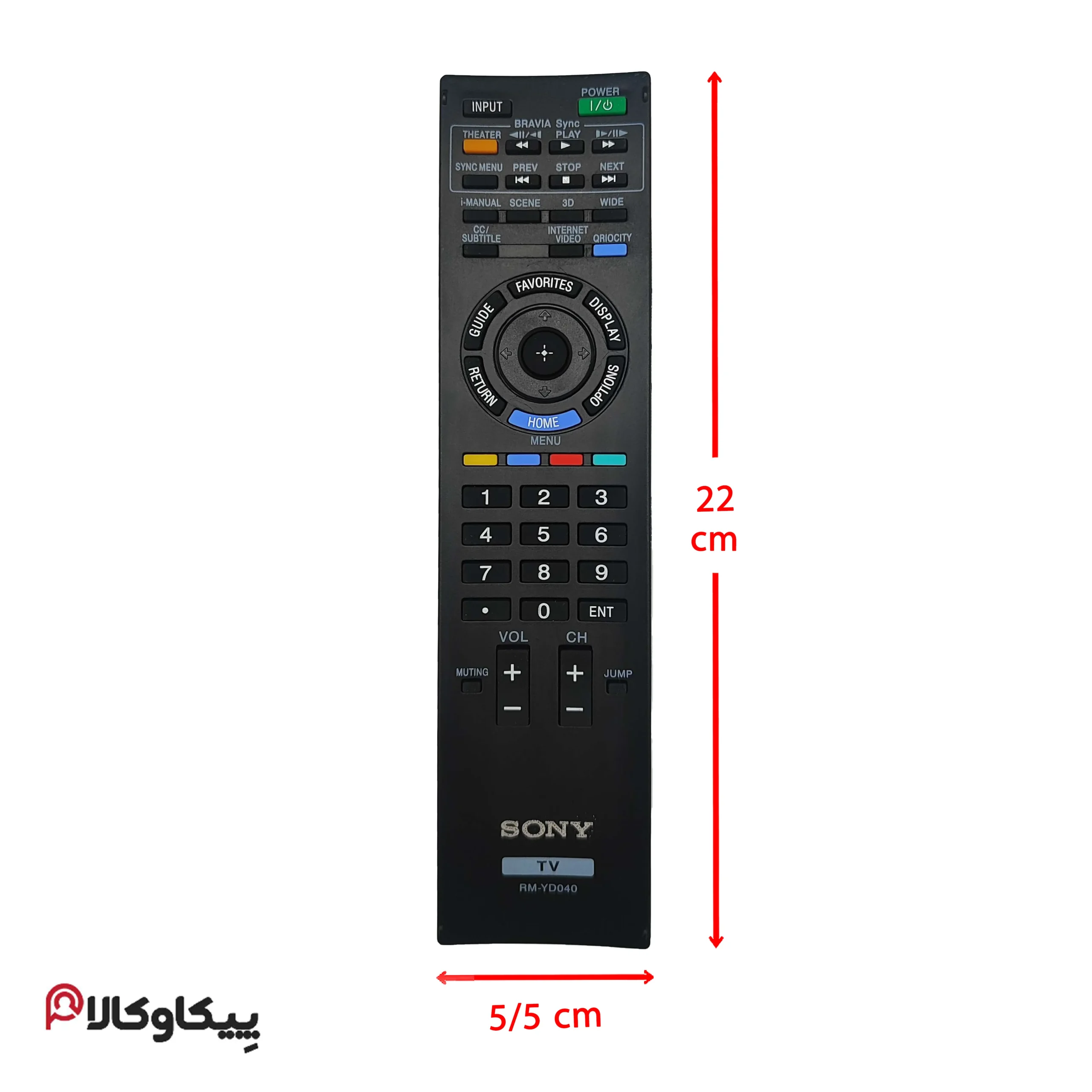 کنترل تلویزیون سونی پشت پاور SONY - تصویر 2