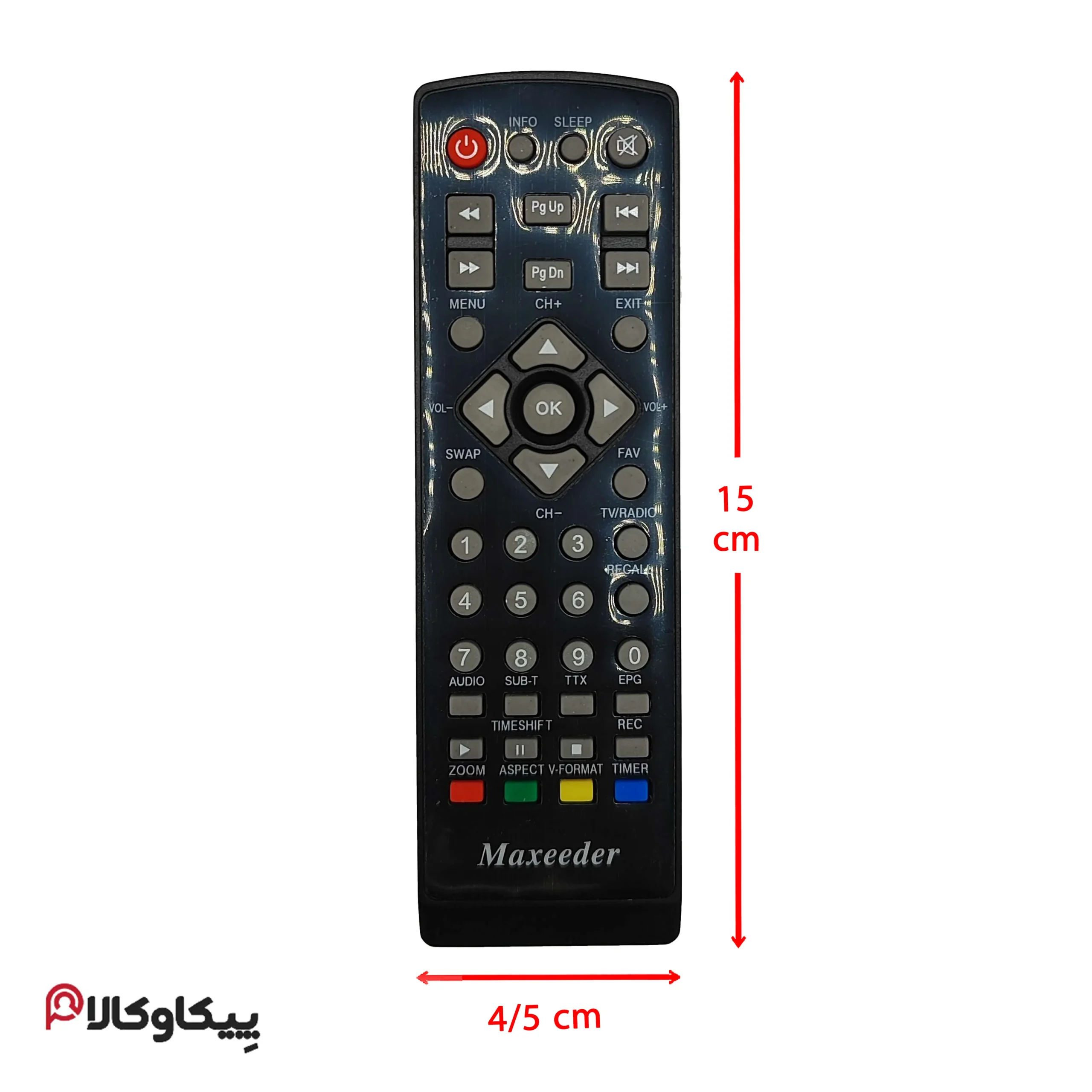 کنترل گیرنده دیجیتال MAXEEDER MX1 اصلی - تصویر 2