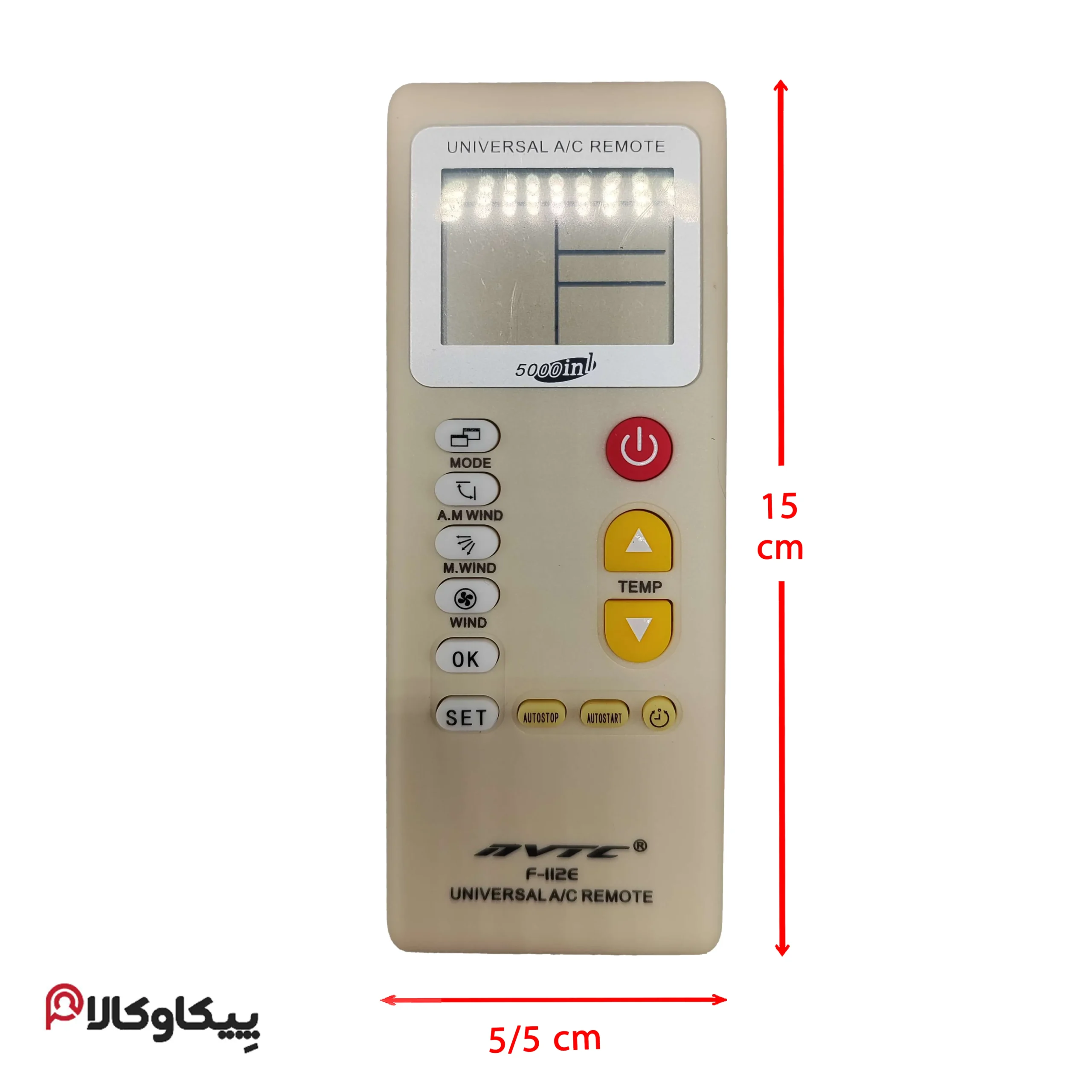 کنترل کولر گازی همه کاره سوئر مدل 112E - تصویر 2