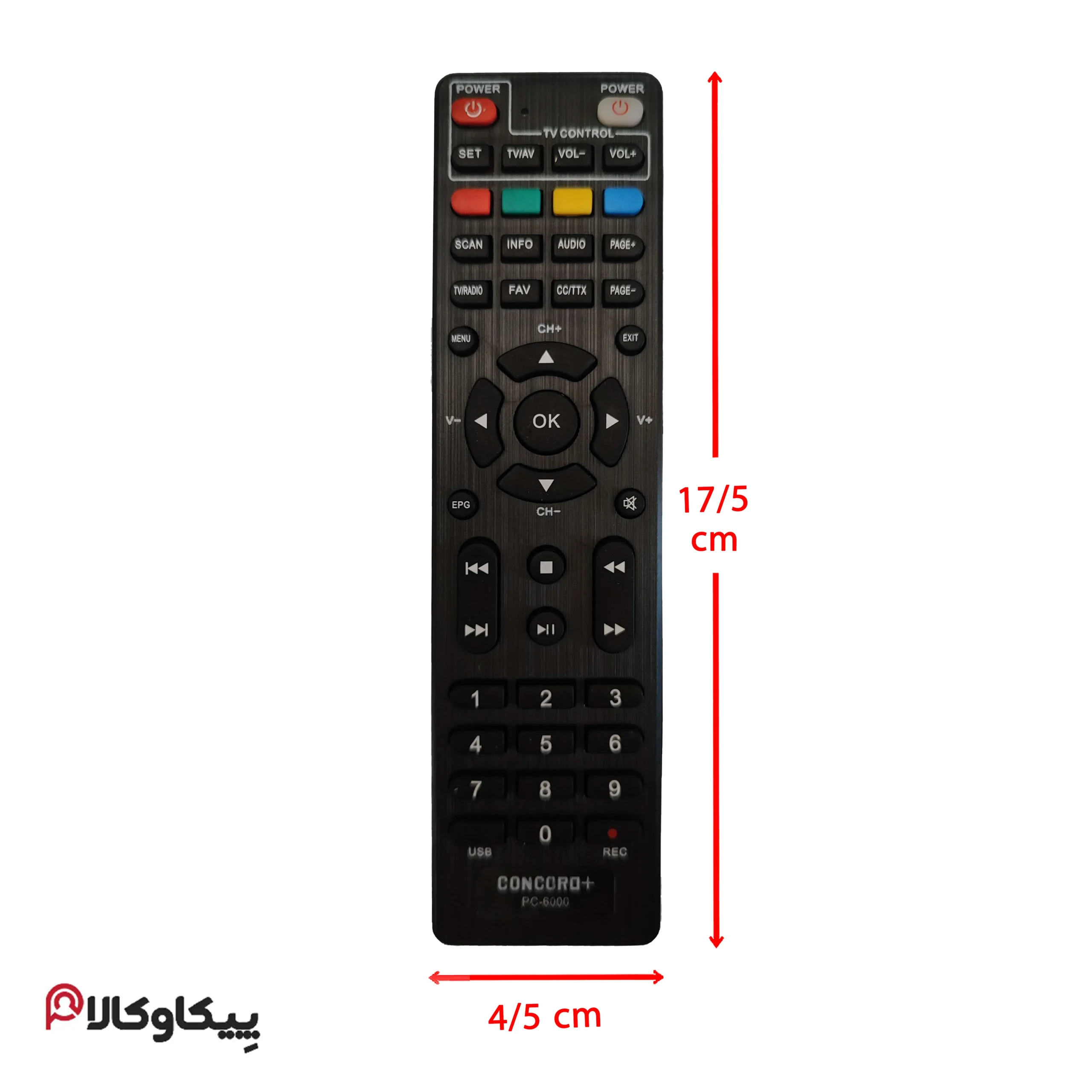 کنترل گیرنده دیجیتال کنکورد CONCORD 6000 - تصویر 2