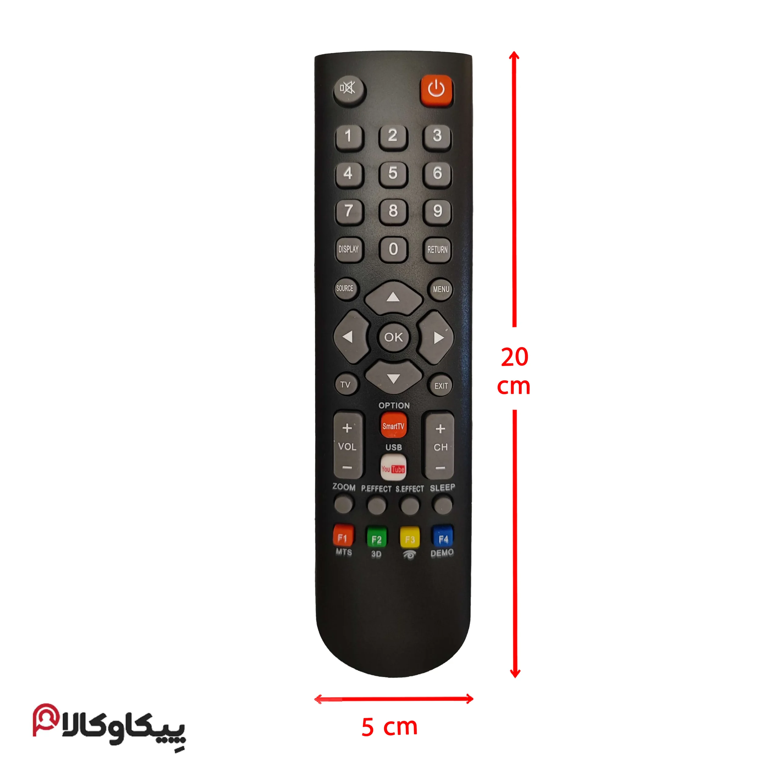کنترل تلویزیون TCL تی سی ال ته گرد اینترنت دار - تصویر 2