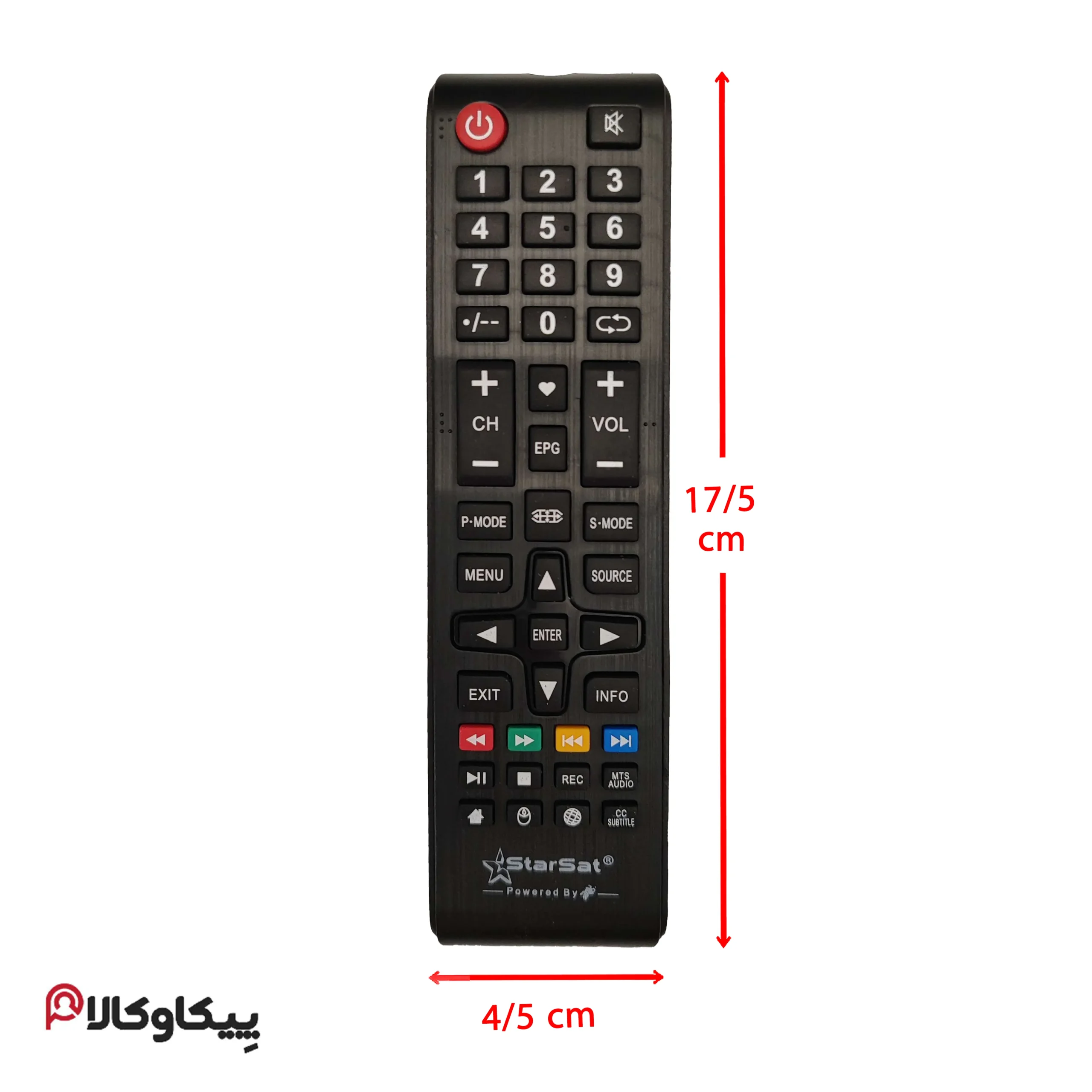کنترل تلویزیون استارست STARSAT طرح 1088 - تصویر 2