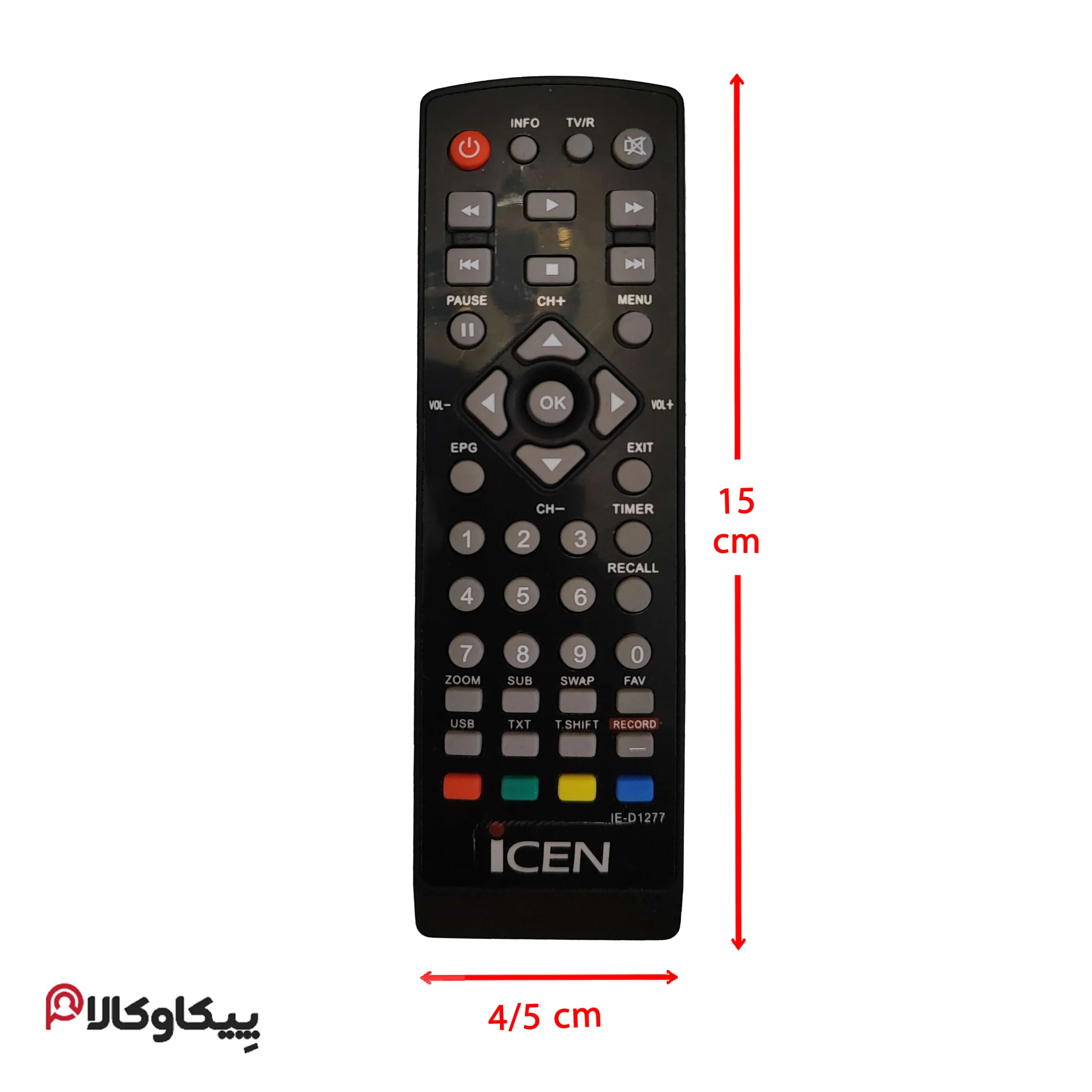 کنترل گیرنده دیجیتال آیسن همه کاره 1277 ICEN طرح 885 - تصویر 2