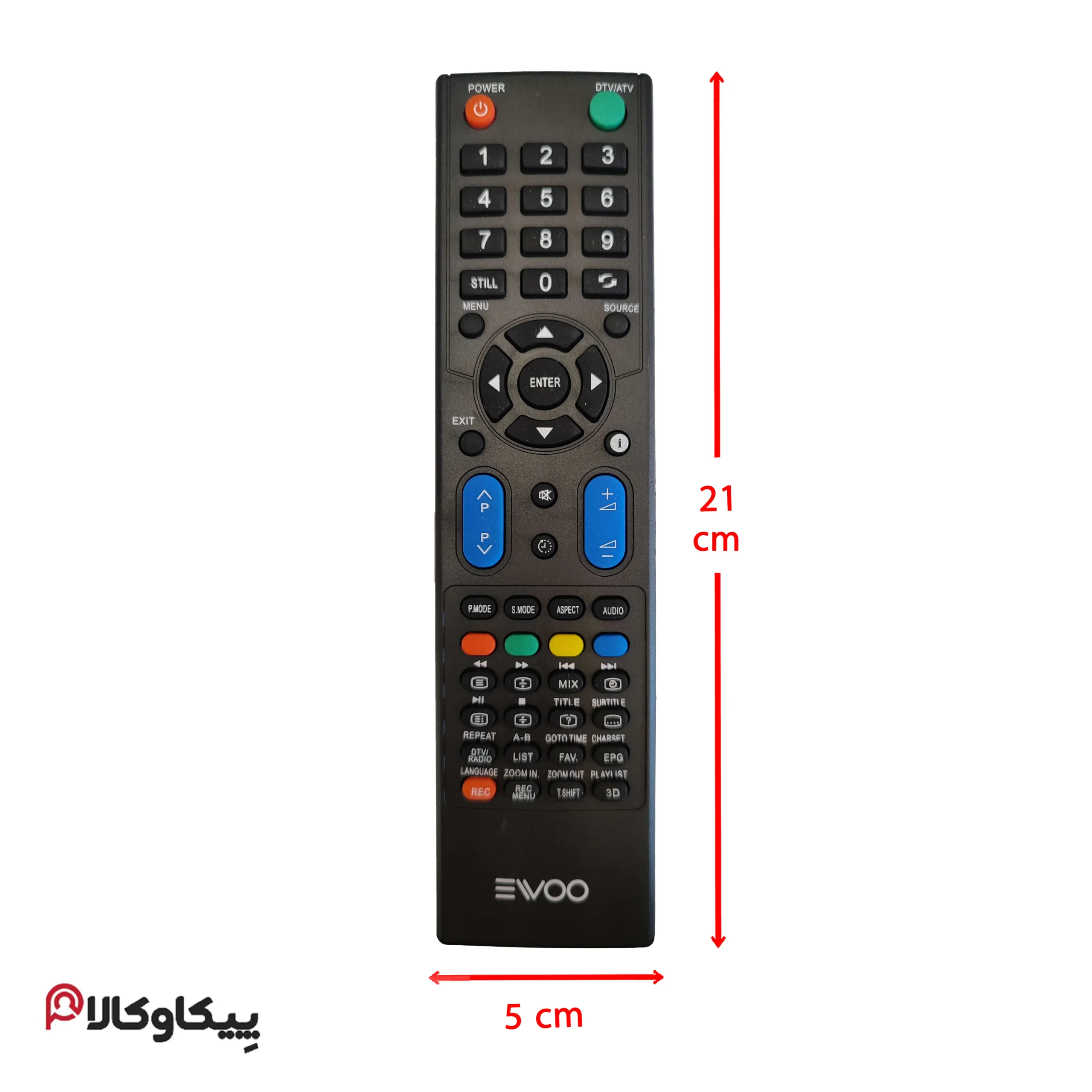 کنترل تلویزیون DEAWOO دوو شش ردیف مدل 100W - تصویر 2